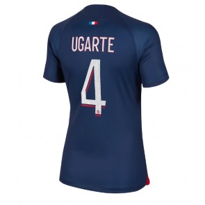 Paris Saint-Germain Manuel Ugarte #4 Hemmatröja Kvinnor 2023-24 Kortärmad